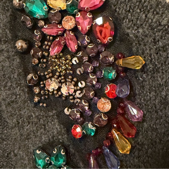 Zara Embelished Limited Edition floor length Cardigan Sweater, Oversized sz S - Picture 11 of 15